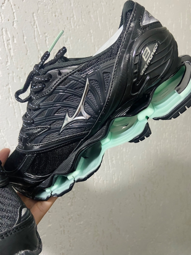 Mizuno cinza cheap e verde agua