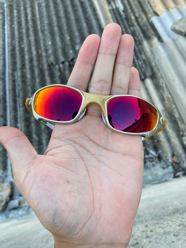 Óculos De Sol Juliet 24K Lente Ruby - Kit Branco em Promoção na Americanas