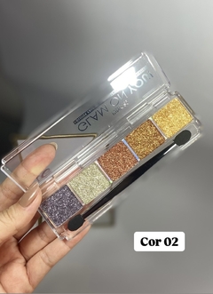 PALETA DE GLITTER GLAM ON YOU PINK 21 na internet