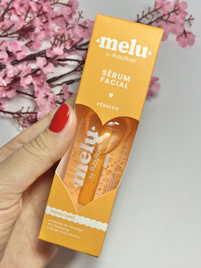 Sérum Facial Hidratante Pêssego Melu by Ruby Rose Serum Melu Sérum Melu Sérum Facial Melu Sérum Antioxidante Melu