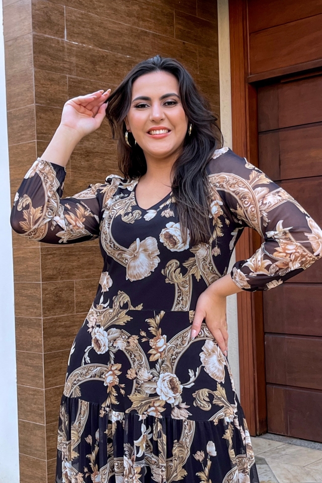 Vestido Renata Preto - (tule) - Comprar em BELLA AMORA