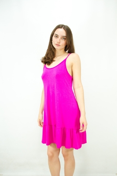 Vestido Frunce Viscosa - tienda online