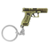 Chaveiro Pistola Glock - Ouro Velho
