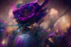 Virtual Garden - Purple Roses