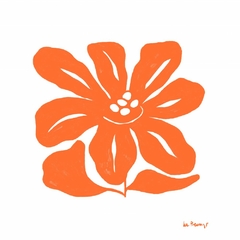 Flor naranja 9