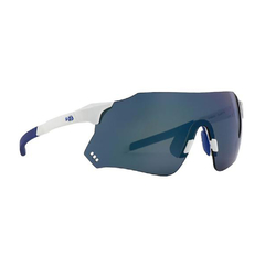 Óculos HB Quad X - PEARLED WHITE LENTE BLUE CHROME