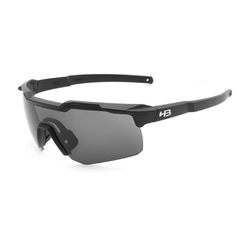 Óculos HB Shield Montain - MATTE BLACK LENTE GRAY