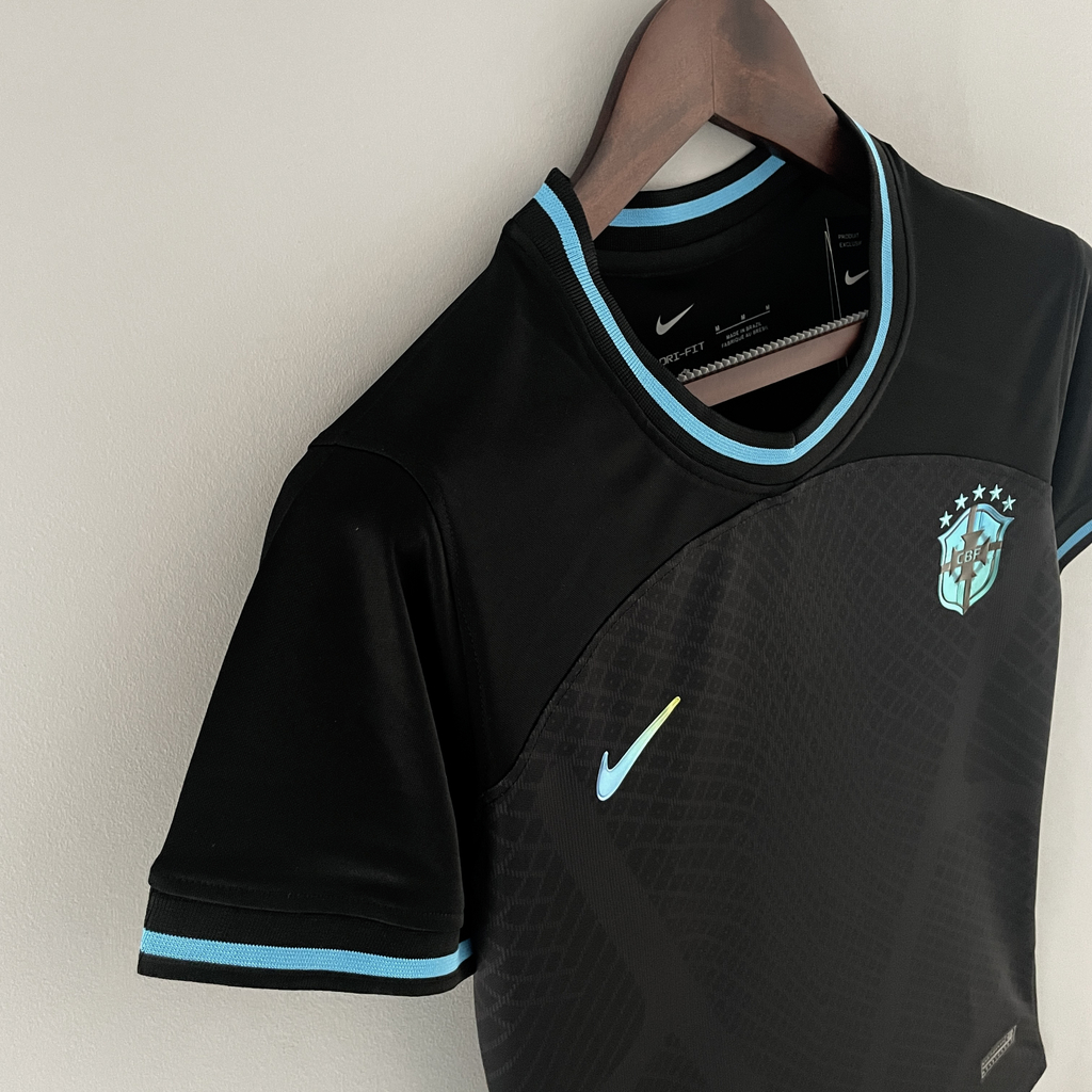 Camiseta Internacional Feminina Nike Torcedor III Preto