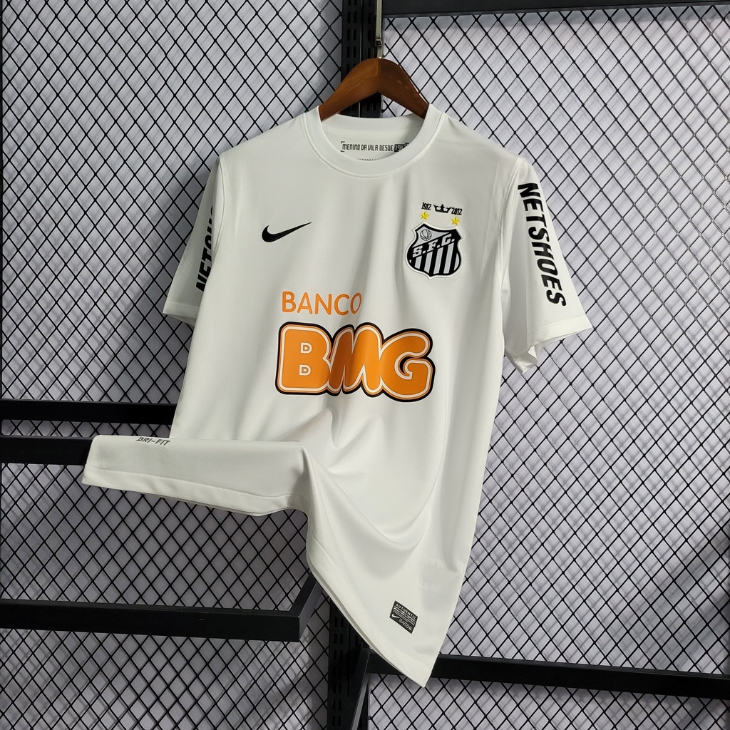 Camisa Santos Nike Retrô Home 2012 - Branca
