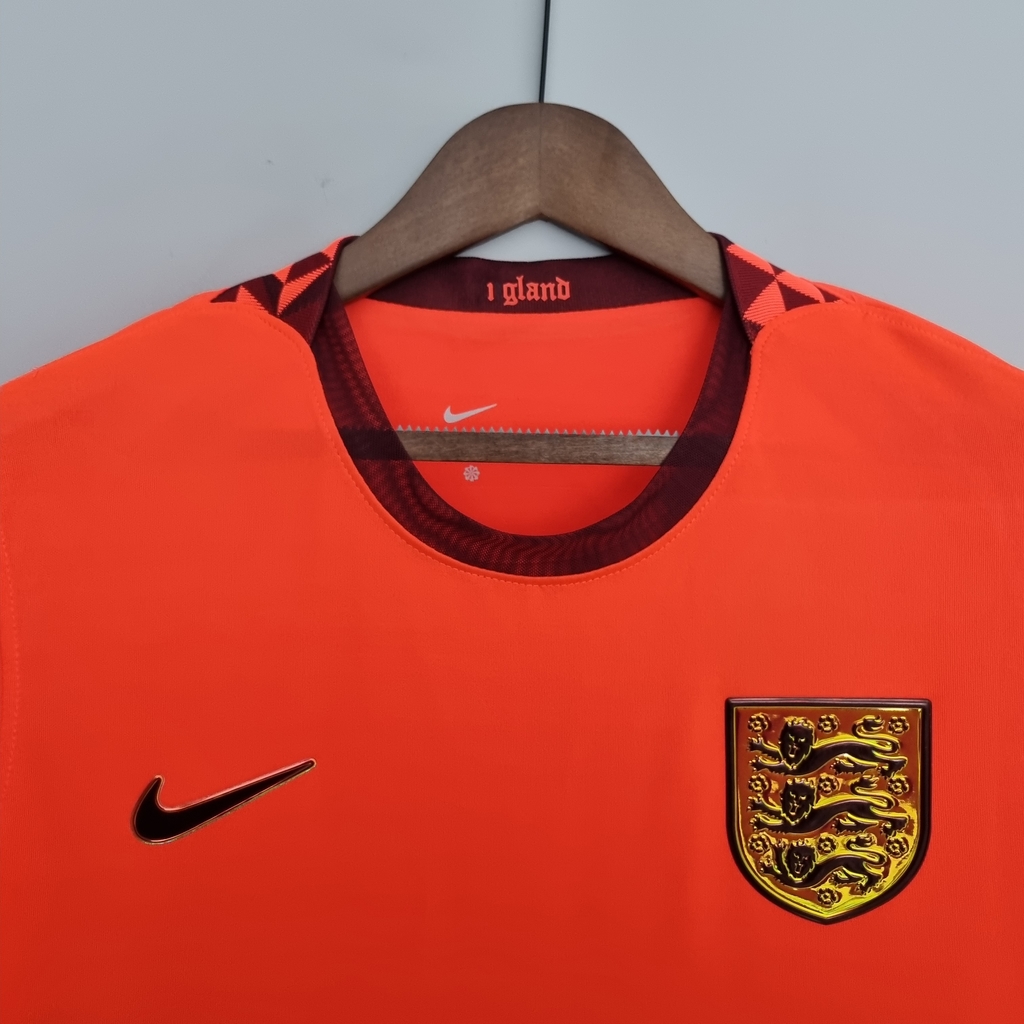 Camisa Inglaterra Away 22/23 Torcedor Nike Masculina - Laranja