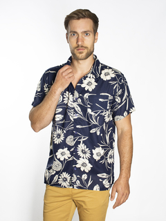 CAMISA FIBRANA ESTAMPADA - comprar online