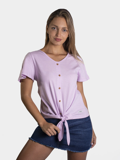 REMERA NUDOS CON BOTONES - comprar online