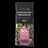 Barra de Chocolate ORGANICO Negro 80% Cacao x 100g - Chocolate Colonial
