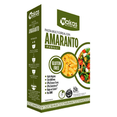Pasta Seca Multicereal Fusilli con Amaranto x 250g - Wakas