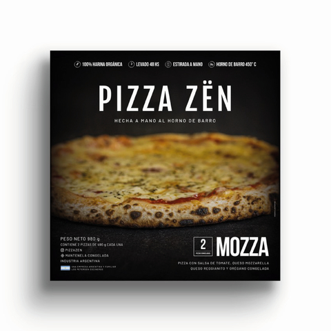 Pizza Congelada Zen Mozza x 2 un