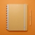 Cuaderno Inteligente Naranja Pastel Grande