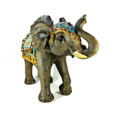 Elefante Gris Parado - Grande (50 cm)