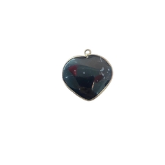 Dije Obsidiana Nevada Corazon Especial 2,5 com aprox Monte Kurama