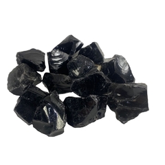 Piedras Gemas Obsidiana Negra N2 Bruto Monte Kurama