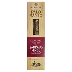 Sahumerios Palo Santo BUENA ONDA SÁNDALO HINDÚ 8u Aromanza