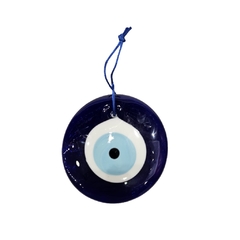 Colgante Ojo Turco Azul Vidrio 12cm aprox Monte Kurama