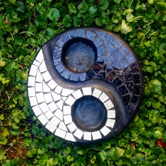 Porta vela Hindu Ying Yang - Venecitas