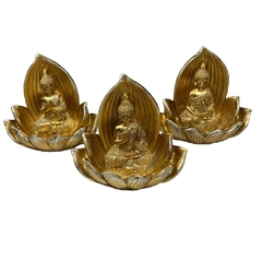 Buda Dorado Loto 10cm aprox Monte Kurama - comprar online