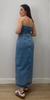 Saia Feminina Jeans Midi Cintura Alta - comprar online