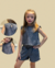 Conjunto Feminino Infantil Jeans - comprar online