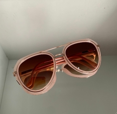 Óculos Aviador Acetato Rosa - comprar online