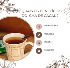 Casca de Cacau para Chá 60g - Produtos com Puro Cacau Fino Brasileiro  |  Loja Online