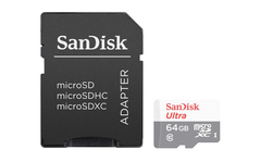 Cartão de memória micro SDXC 64GB classe 10