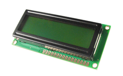Display LCD 2x16 - preto sobre verde