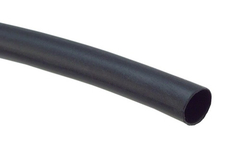 Tubo isolante termorretrátil preto - 2,4mm x 1m