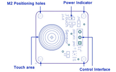 Módulo de Sensor Capacitivo TTP223B - Multilógica-Shop