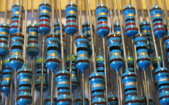 Resistores de precisão sortidos, 2000 unidades (1/4W,1%)