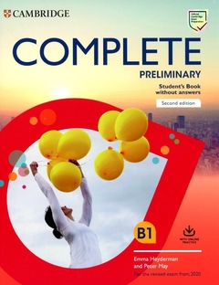 COMPLETE PRELIMINARY 2ND EDITION B1 STUDENT'S BOOK WITHOUT ANSWERS