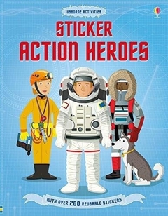 ACTION HEROES. STICKER