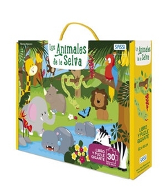 LOS ANIMALES DE LA SELVA (LIBRO + PUZLE)