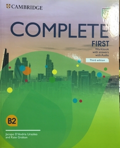 COMPLETE FIRST WORKBOK WITH ANSWERS WITH AUDIO - comprar online