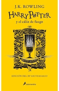 HARRY POTTER Y EL CALIZ DE FUEGO HUFFLEPUFF 20° ANIVERSARIO