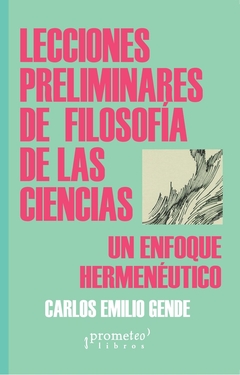 LECCIONES PRELIMINARES DE FILOSOFÍA DE LAS CIENCIAS