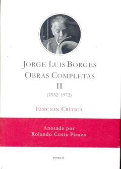 OBRAS COMPLETAS II EDICION CRITICA CARTONE