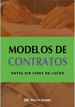 MODELOS DE CONTRATOS ENTES SIN FINES DE LUCRO