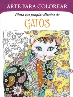 Imagen de ARTE PARA COLOREAR PINTA TUS PROPIOS DISEÑOS GATOS