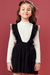 Salopete Infantil em Tricot com Blusa em Malha Canelada - Infanti - comprar online