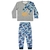 Conjunto Pijama Infantil em Moletom Peluciado Masculino Dinossauro - Elian