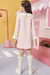 Vestido Infantil Manga Longa em Molevisco Estampa Bolsinha Ursinha Teddy Princess by Infanti na internet