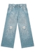 Calça Jeans Arkansas infantil Modelo Wide Leg - Infanti