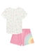 Conjunto Pijama Infantil Blusa Poá Colorido e Shorts em Malha Comfy Melancia by Infanti na internet